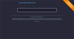 Desktop Screenshot of naturalenemies.com
